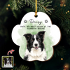 Custom Photo Pet Watercolor Wooden Ornament Loss Of Pet Gift CH07 180278