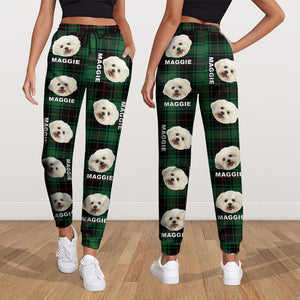 Custom Pet Photo Flannel Style Personalized Sweatpant For Dog Lovers Cat Lovers CH07 896104