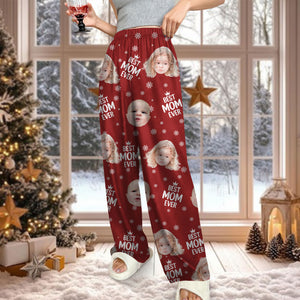 Custom Cute Photo Best Dad Ever Pattern Pajamas For Family LM32 893689