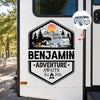 Personalized Family Adventures RV Decal - Gift For Campers HO82 902932