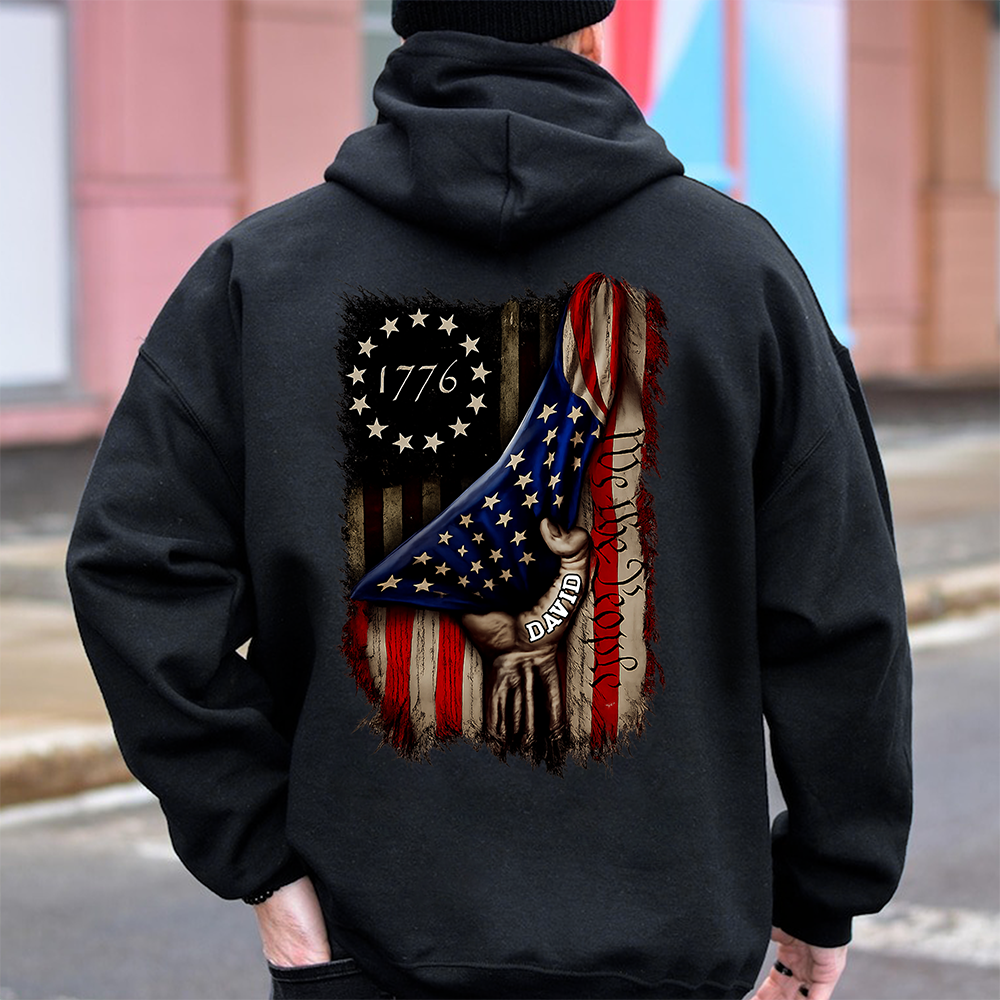 Custom Name We The People US Flag Back Shirt TH10 169061