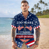 Custom Name USA 250 Years Semiquincentennial 1776-2026 Hawaii Shirt LM32 899543