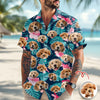 Custom Face Photo Tropical Aloha Hawaii Shirt TH10 169449