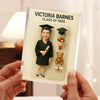 Custom Figure Acrylic Block Plaque, Unique Keepsake, Graduation Gift Female Version HA75 892334