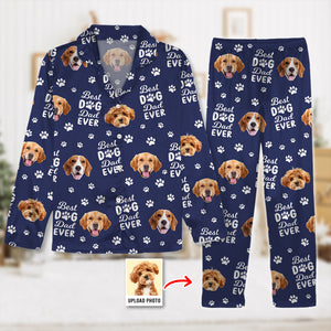 Custom Photo Best Dog Dad Dog Mom Paw Paw - Personalized Pajamas Gift For Pet Lovers HO82 894378