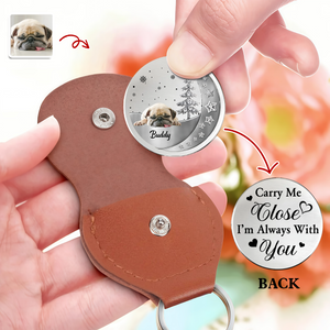 Custom Photo Carry Me Close I'm Always With You Memorial Pocket Hug HA75 897950