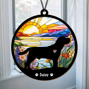 Custom Dog Memorial Suncatcher TH10 894223