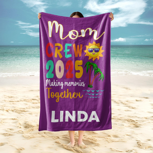Personalized Name Matching Cousin Crew Family Trip Beach Towels LM32 893447
