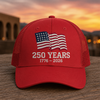 America Flag 250 Years Anniversary 1776-2026 Embroidered Trucker Hat CH07 911912