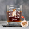 Custom Photo Best Dog Dad Ever Rock Glass - Father’s Day Gift for Dog & Cat Owners HA75 921374