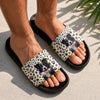 Custom Photo Leopard Slide Sandals Gift For Pet Lovers CH07 911602
