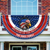 Custom Family Name Home Of The Free Because Of The Brave Non-Pleated Fan Flag CH07 910180
