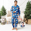 Custom Face Photo And Name Baseball Pattern Onesie Pajamas HO82 894966