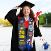 Custom Photo Nationality Republic - Class of 2026 Graduation Stole LM32 897973