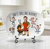 Personalized Dad Grilling Buddies Grilling Platter, Personalized BBQ Tray - BBQ Gift For Dad, Father's Day Gifts HO82 902566