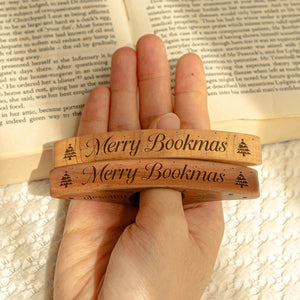 Merry Bookmas - Personalized Book Page Holder Christmas Gift For Book Friends CH07 899554