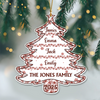 Christmas Tree Of Love - Personalized Custom Acrylic Ornament HO82 894592