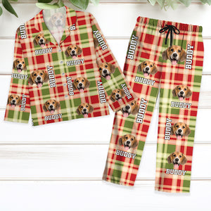 Custom Dog Photo Fluffy Pajamas Gift for Dog Lovers CH07 896268