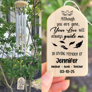 Although You Are Gone, Your Love Will Always Guide Me Memorial Wind Chimes HA75 891968