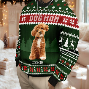 Custom Photo Dog Dad Dog Mom Ugly Sweater HA75 892916