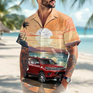 Custom Photo Sunset Hawaii Shirt For Car Lover TH10 892633