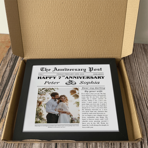 Custom Photo The Wedding Post Picture Frame Gift For Husband, Wife TH10 898239