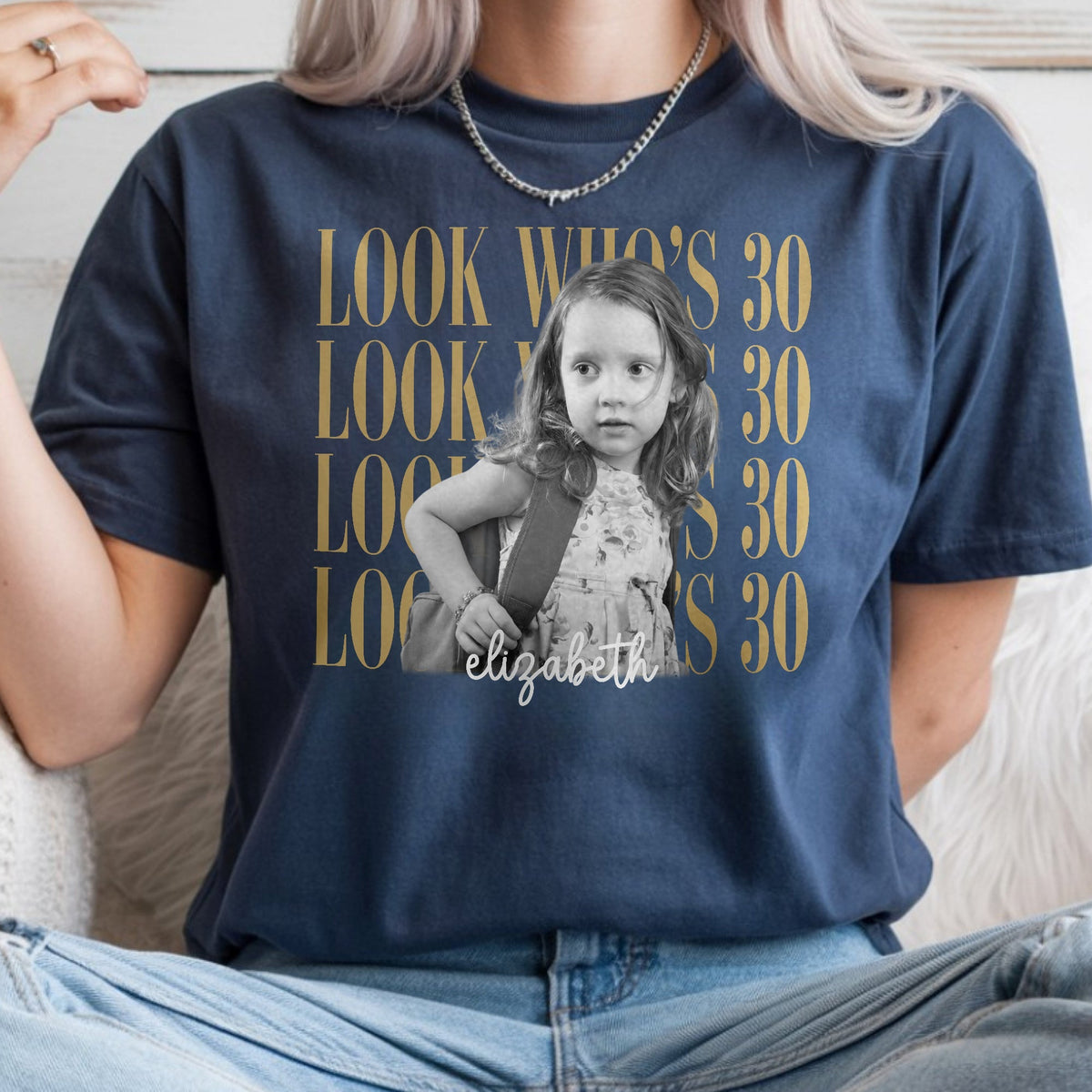 Custom Vintage Photo Personalized Birthday Comfort Shirt HA75 921980