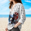 Personalized 250th Anniversary Eagle Patriotic American Blouse Shirt CH07 911814