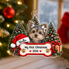Custom Pet Photo My First Christmas 2026 Acrylic Ornament CH07 180522