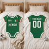 Personalized Name & Number Mexico Soccer Baby Onesie - Gift For Sport Lovers CH07 180084