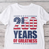 250 Years of Greatness USA Flag Patriotic 1776-2026 Anniversary Bright Shirt LM32 895227