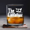 The CatFather For Cat Lovers Personalized Whiskey Glass LM32 893525