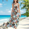 Custom Photo Tropical Summer Pattern Cami Maxi Dress HO82 902378