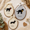 Personalized Punch Needle Pet Portrait Embroidery Hoop HO82 903036