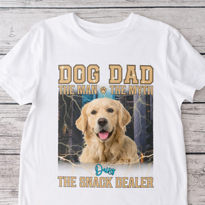 Custom Dog Photo The Man The Myth The Snack Dealer Shirt TH10 896151