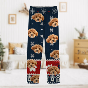 Custom Photo Dog Dad Dog Mom Christmas Pajamas TH10 894287