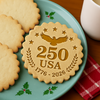 USA 250 Cookie Stamp – 1776–2026 America Anniversary Cookie Stamp CH07 911246