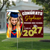 Custom Photo Class of 2026 Personalized Yard Sign Graduation Day Gift CH07 895442