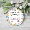 I Wish You Lived Next Door Personalized 3D Inflated Effect Ceramic Ornament For Bestie, Sister CH07 896988
