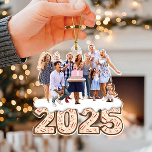 Custom Photo All We Need Is Us Family Acrylic Ornament Gift For Mom, Dad, Brother, Sister, Kids HO82 900066