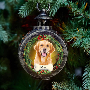 Custom Dog Photo - Personalized Custom Candlelight Lantern Ornament For Dog Lovers HO82 894936