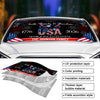 Custom Family Name Faith, Family & Freedom 250 Years of America Patriotic Car Sunshade LM32 897767