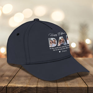 Custom Photo Happy Father's Day Family Classic Cap TH10 892933