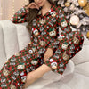 Custom Cat Face Cute Best Cat Dad Ever Christmas Pajamas LM32 895751