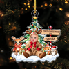 Custom Baby Face First Christmas 2026 Acrylic Ornament, Personalized Baby Keepsake LM32 669835