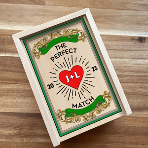 Personalized Gift For Couple Anniversary Unique Large Matchbox LM32 893799