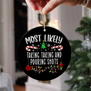 Most Likely To Ceramic Ornament Personalized Christmas Gift TH10 894899