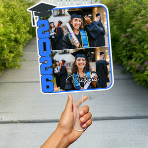 Custom Photo 2025 Graduation Perfect Gift Idea Face Fan LM32 893267