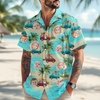 Custom Cute Face Island Vacation Summer Vibe Hawaiian Shirts LM32 893487