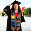 Custom Photo Eagle USA 250 Years 1776-2026 Graduation Stole TH10 898639